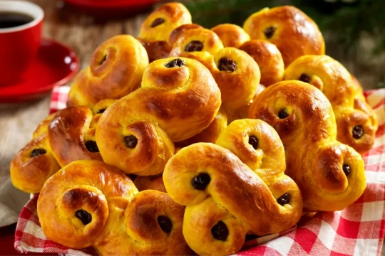 Khám phá Lussekatter - món bánh truyền thống của mùa đông Thụy Điển