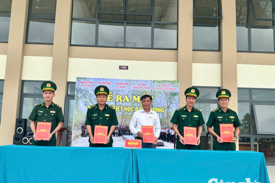 Đắk Lắk: Bộ đội Biên phòng ra mắt mô hình “Tiết học biên cương” cho học sinh vùng biên