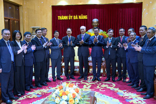 Bí thư Thành ủy Đà Nẵng Lê Ngọc Quang tiếp Chánh án Tòa án nhân dân tối cao Trung Quốc Trương Quân