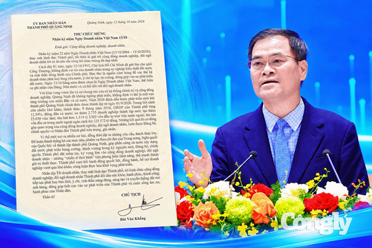 Chủ tịch UBND TP Quảng Ninh: Đồng hành cùng doanh nghiệp vượt khó, hiện thực hoá khát vọng phát triển
