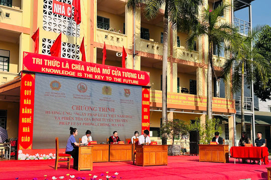 TAND khu vực 6 - Lào Cai tuyên truyền phòng, chống ma túy qua phiên tòa giả định