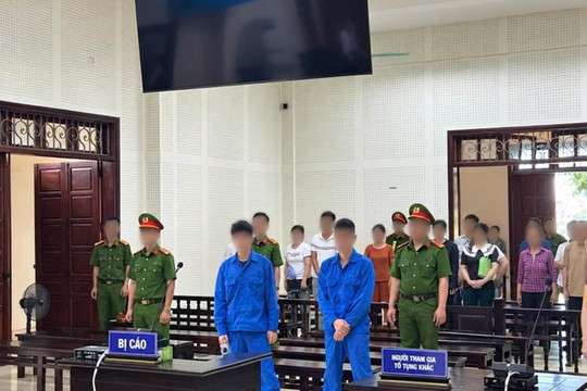 Chặt biển số xe “khoe chiến tích”, hai thiếu niên lĩnh án tù
