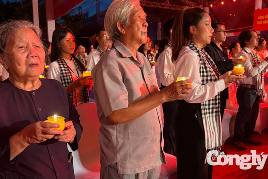 “Khúc tri ân" tưởng nhớ các Anh hùng liệt sĩ ở Công viên Lê Thị Riêng