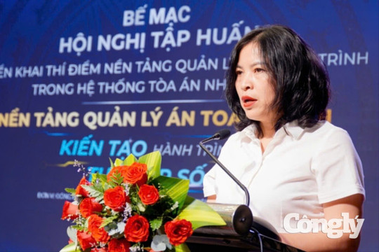 Bế mạc Hội nghị tập huấn Nền tảng quản lý án toàn trình ở Khánh Hòa