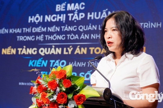 Bế mạc Hội nghị tập huấn Nền tảng quản lý án toàn trình tại Khánh Hòa