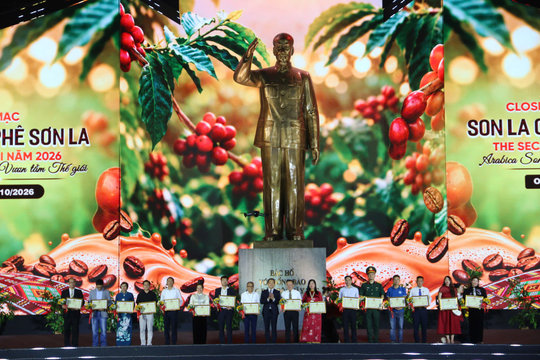 Sơn La khép lại Lễ hội Cà phê 2026, hướng tới nâng tầm Arabica Tây Bắc