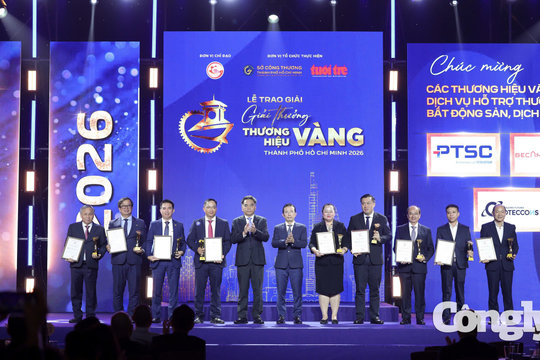 Becamex được vinh danh “Thương hiệu Vàng TP. Hồ Chí Minh” năm 2026