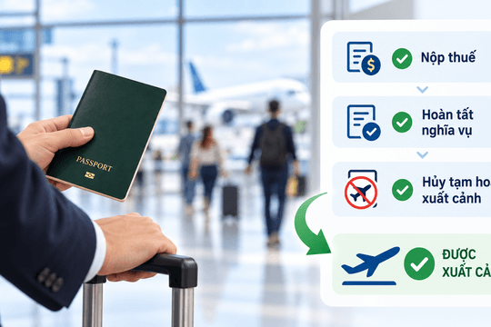 Cục Thuế hướng dẫn điều kiện hủy tạm hoãn xuất cảnh do nợ thuế