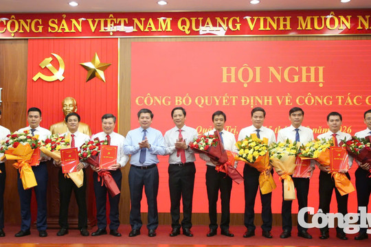 Quảng Trị điều động 22 cán bộ, 3 Phó Giám đốc sở về cơ sở