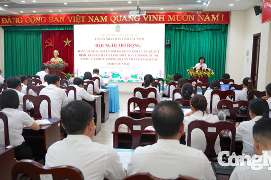 TAND tỉnh Tây Ninh đặt mục tiêu số hóa hồ sơ bản án trước 30/6/2027
