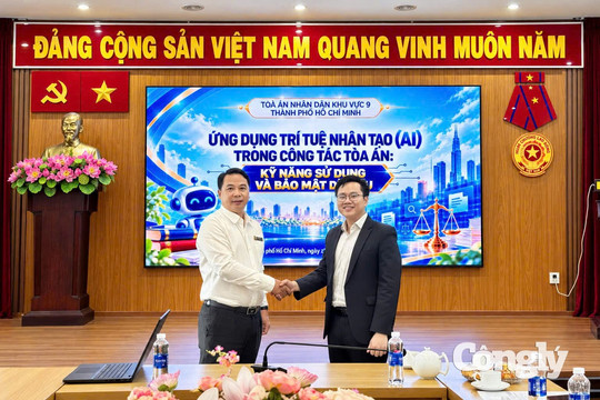 TAND khu vực 9 - TP.HCM tập huấn ứng dụng AI, nâng cao kỹ năng bảo mật dữ liệu