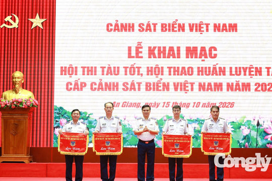Khai mạc Hội thi tàu tốt, Hội thao huấn luyện tàu cấp Cảnh sát biển Việt Nam năm 2026