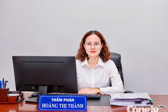 Thẩm phán Hoàng Thị Thành: Tận tâm, trách nhiệm vì công lý