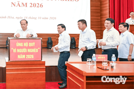 Khánh Hòa phát động ủng hộ Quỹ “Vì người nghèo” năm 2026