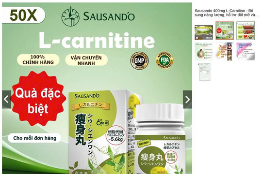 Bộ Y tế yêu cầu Shopee gỡ bỏ sản phẩm giảm cân Sausando Slimming capsule