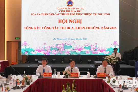 Cụm thi đua số 1 TANDTC tổng kết công tác thi đua, khen thưởng