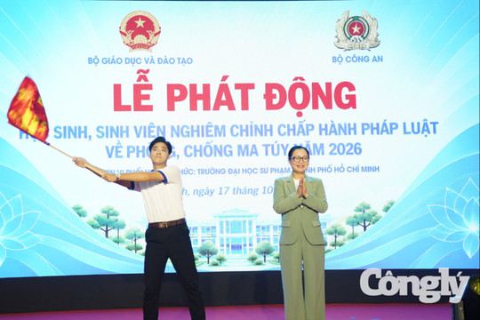 Chung tay xây dựng môi trường học đường không ma túy