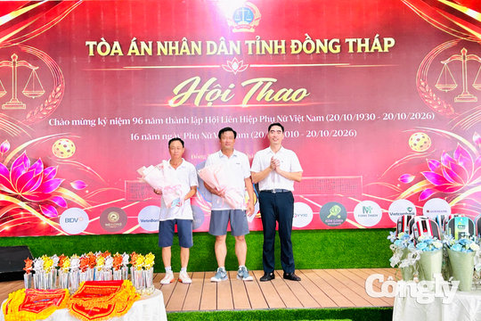TAND tỉnh Đồng Tháp tổ chức nhiều hoạt động ý nghĩa dịp 20/10