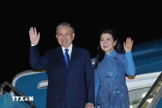 Tổng Bí thư, Chủ tịch nước Tô Lâm cùng Phu nhân lên đường thăm Đan Mạch, Liên minh châu Âu và Bỉ