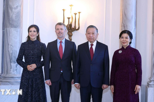 Tổng Bí thư, Chủ tịch nước Tô Lâm hội kiến Nhà vua Frederik X