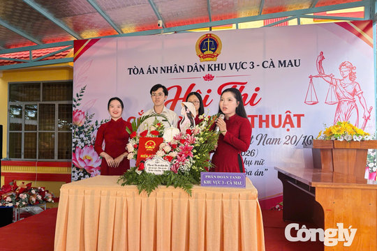 TAND khu vực 3 – Cà Mau: Sắc hoa tôn vinh phụ nữ Việt Nam