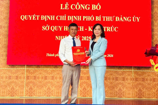 Chỉ định ông Phan Văn Tuấn giữ chức Phó Bí thư Đảng ủy Sở Quy hoạch – Kiến trúc TP.HCM
