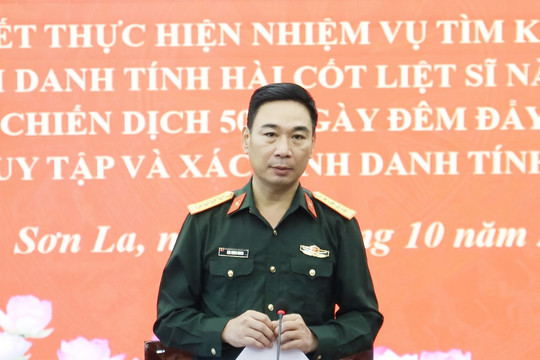 Sơn La quy tập 8 hài cốt liệt sĩ giai đoạn 1 "Chiến dịch 500 ngày đêm"