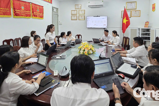 TAND khu vực 2- Cần Thơ triển khai thí điểm nền tảng quản lý án toàn trình