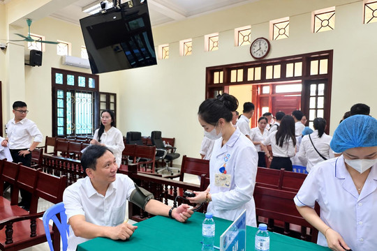 TAND TP. Hải Phòng khám sức khỏe định kỳ cho cán bộ, công chức, người lao động