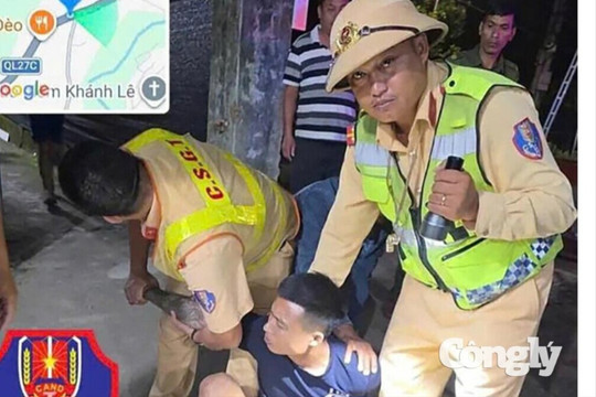 CSGT Khánh Hòa bắt giữ phạm nhân trốn khỏi Trại giam A2