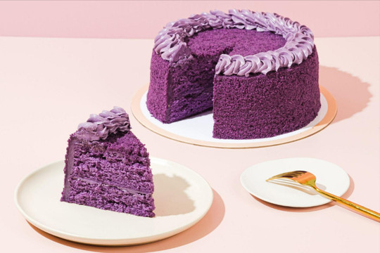 Ube Cake - Chiếc bánh kem tím mộng mơ của Philippines