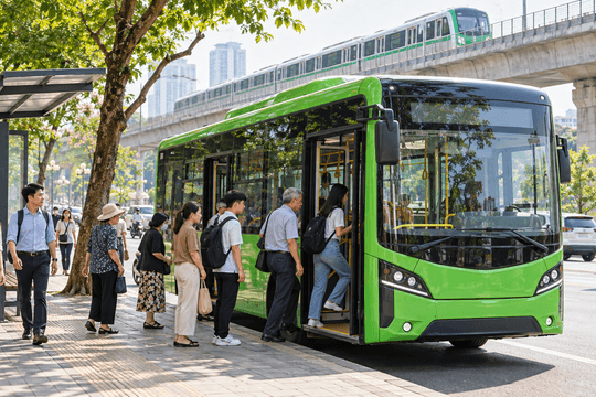 Đi phương tiện công cộng: Lợi cho mình, tốt cho cộng đồng