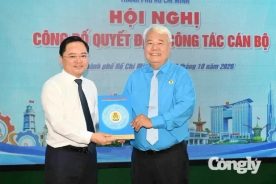 Ông Võ Khắc Thái giữ chức Chủ tịch LĐLĐ TP.HCM