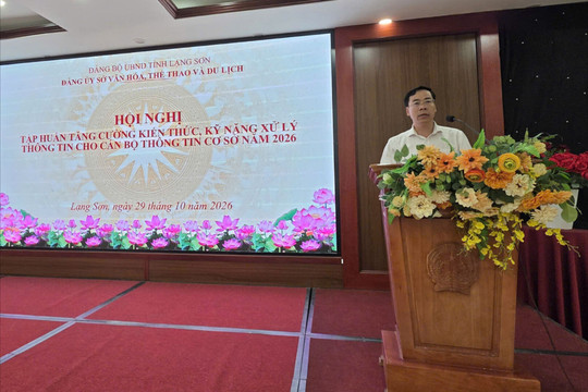 Nâng cao năng lực truyền thông số cho cán bộ thông tin cơ sở