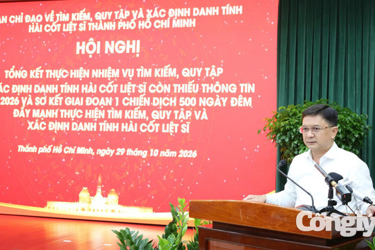 TP.HCM số hóa toàn bộ mộ liệt sĩ đã khai quật, đẩy nhanh giám định ADN