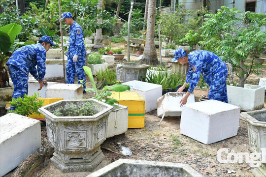 Bộ Tư lệnh Vùng Cảnh sát biển 4 tích cực phòng chống sốt xuất huyết trên địa bàn đặc khu Phú Quốc