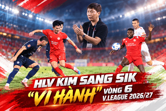 V.League 2026/27 kịch tính, HLV Kim Sang Sik bận rộn