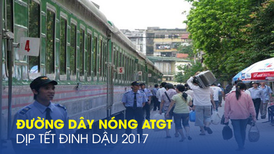 Đường sắt công bố 2 số điện thoại đường dây nóng ATGT dịp Tết