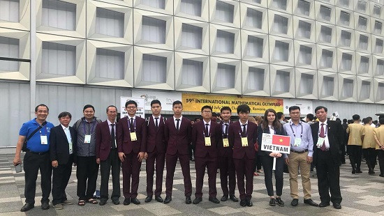 Việt Nam giành 6 huy chương tại Olympic Toán học quốc tế năm 2018
