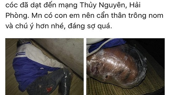 Công an Hải Phòng lên tiếng về thông tin bé trai bị bắt cóc