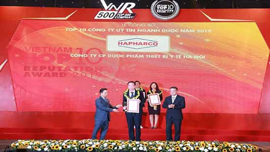 Hapharco nằm trong Top 4 công ty dược tư nhân lớn nhất Việt Nam