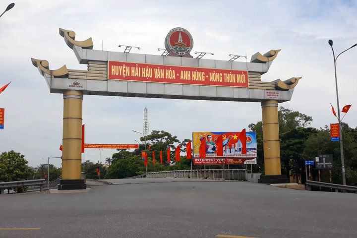 Nam Định: Dỡ bỏ giãn cách xã hội một số xã tại Hải Hậu