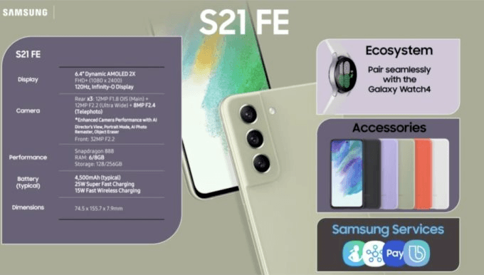 Samsung Galaxy S21 FE 5G lộ toàn bộ cấu hình