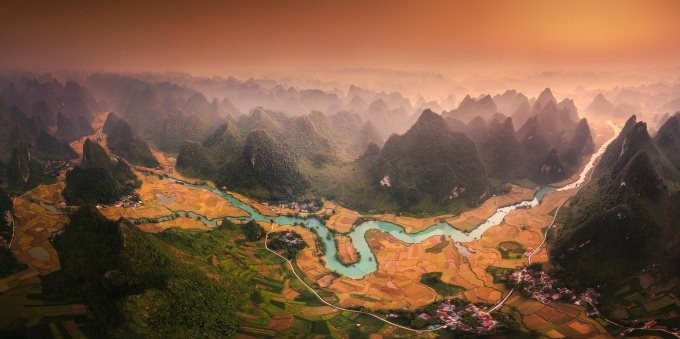 Ảnh mùa lúa chín Cao Bằng đoạt giải vàng quốc tế