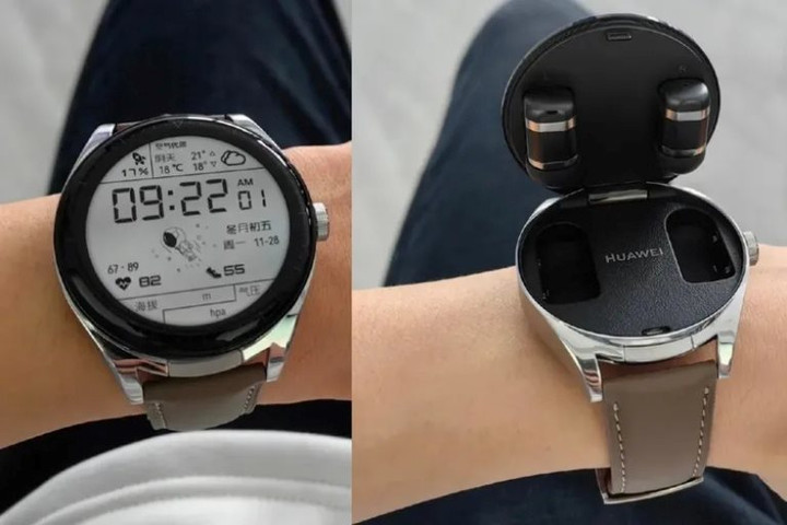 Huawei hé lộ smartwatch tích hợp tai nghe không dây