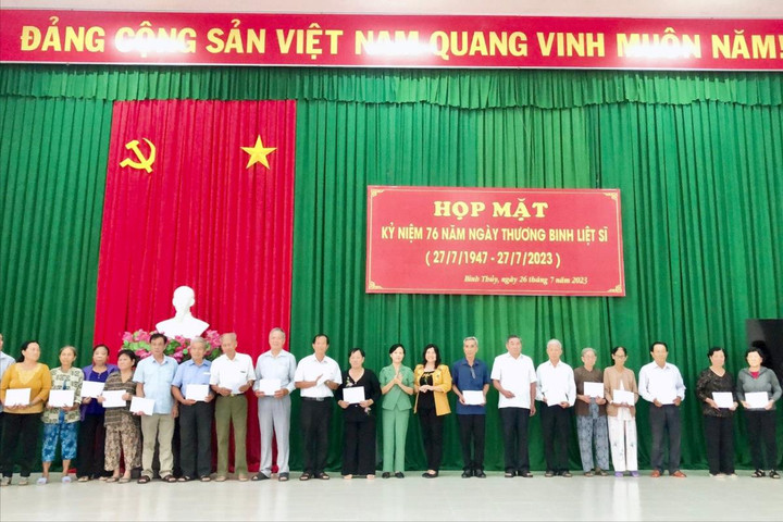 TP Cần Thơ tổ chức nhiều hoạt động chăm lo cho đối tượng chính sách