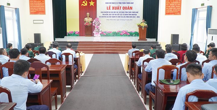 Thừa Thiên Huế xuất quân tìm kiếm hài cốt liệt sĩ tại nước bạn Lào