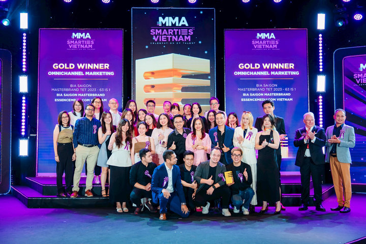 Bia Saigon thắng loạt giải vàng tại MMA Smarties 2023