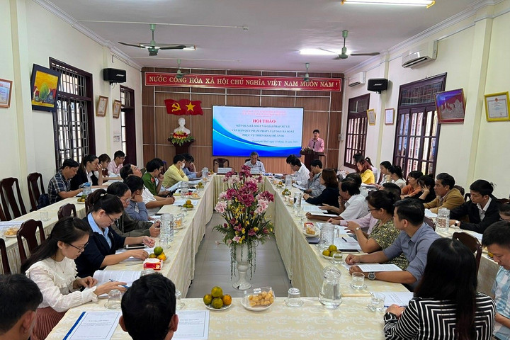 Hội thảo kết quả rà soát và giải pháp xử lý văn bản quy phạm pháp luật