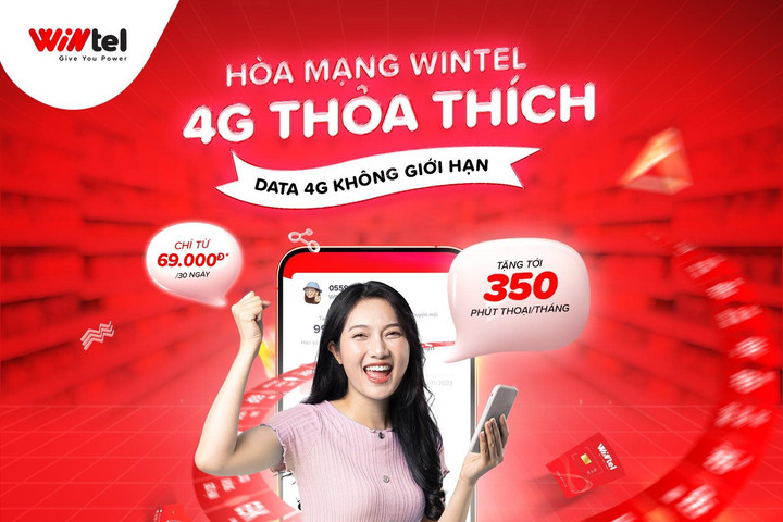 Wintel ra mắt bộ 3 gói cước mới “Siêu data - Siêu tiết kiệm”